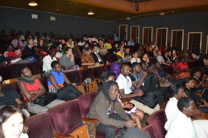 A cross-section of the audience at Tuesday's premiere.