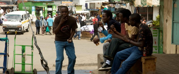 A scene from 'Nairobi Half Life', a internationally acclaimed film by David Tosh Gitonga.