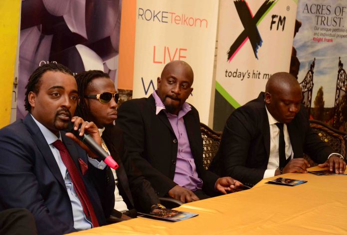 Businessman Cedric Babu (L), the series' executive producer and lead actor, said he found the project worthy of injecting in his millions.