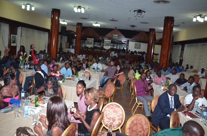 A cross section of the audience at the Grand Imperial Hotel on Friday.